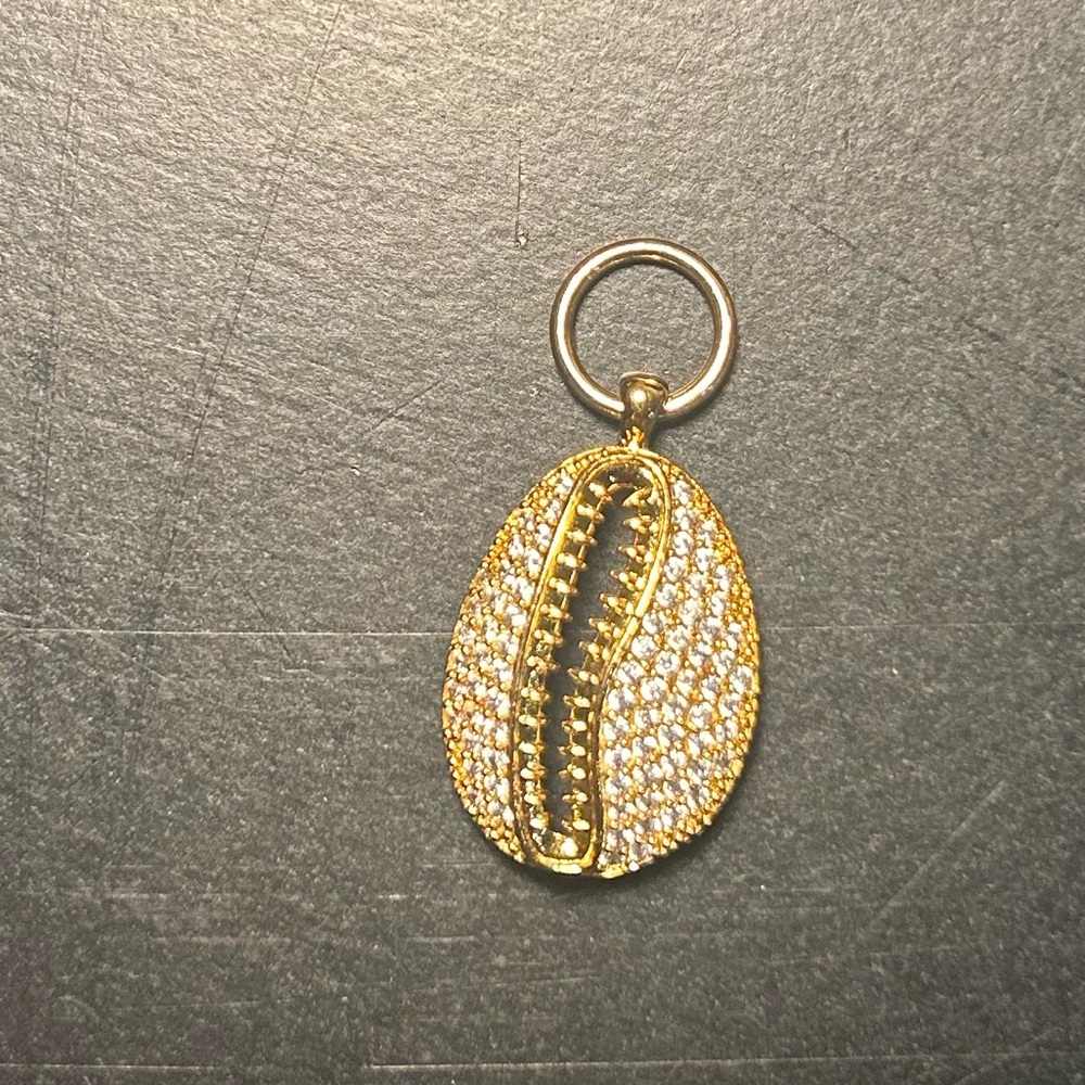Gold and Silver Shell Pendant